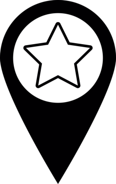 Favourite Location Outline Svg Vector, Free Vectors File
